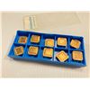 Image 2 : Lot of (60) New? Valenite Carbide Inserts, P/N: SEER-43-AFER