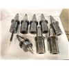 Image 1 : Lot of (8) CAT50 Misc TG150 Collet Chucks