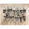 Image 2 : Lot of (13) CAT50 Misc End Mill Holders