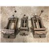 Image 1 : Lot of (3) Quick Slide Drill Press Vises