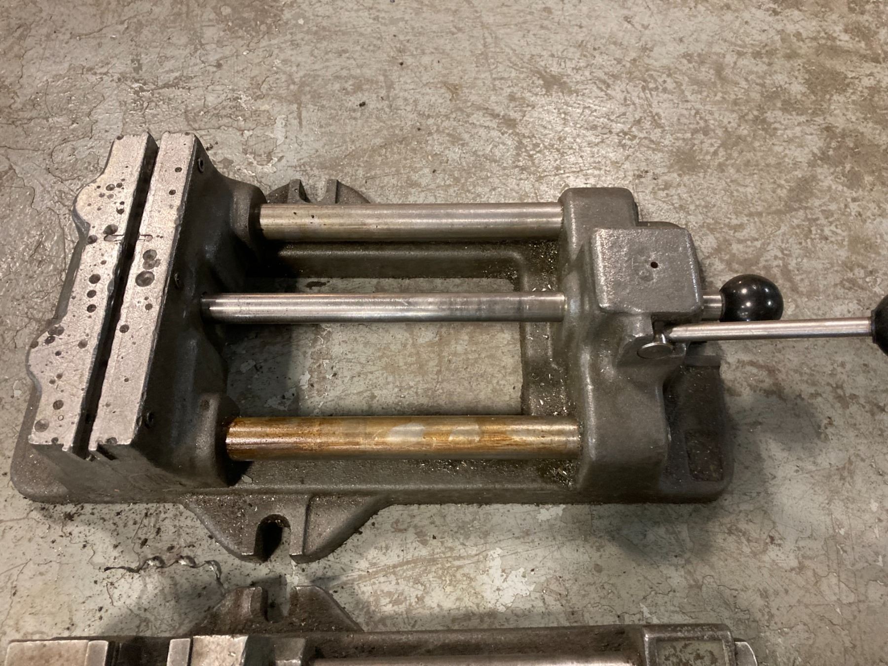 Lot of (3) Quick Slide Drill Press Vises