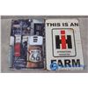 Image 1 : (2) Repro Gas Station & International Harvester Signs