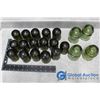 Image 2 : (20) Green Glass Insulators