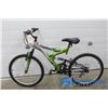 Image 1 : Mens 24" Next Silver & Green Bike