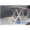 Image 2 : (2) Folding Plastic Outdoor Side Tables