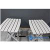 Image 3 : (2) Folding Plastic Outdoor Side Tables