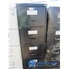 **4-Drawer Filing Cabinet Black