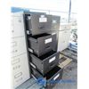 Image 2 : **4-Drawer Filing Cabinet Black