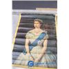 Image 2 : Vintage Canvas Painting of Queen Elizabeth, Advertising & Canadian Explorer Posters