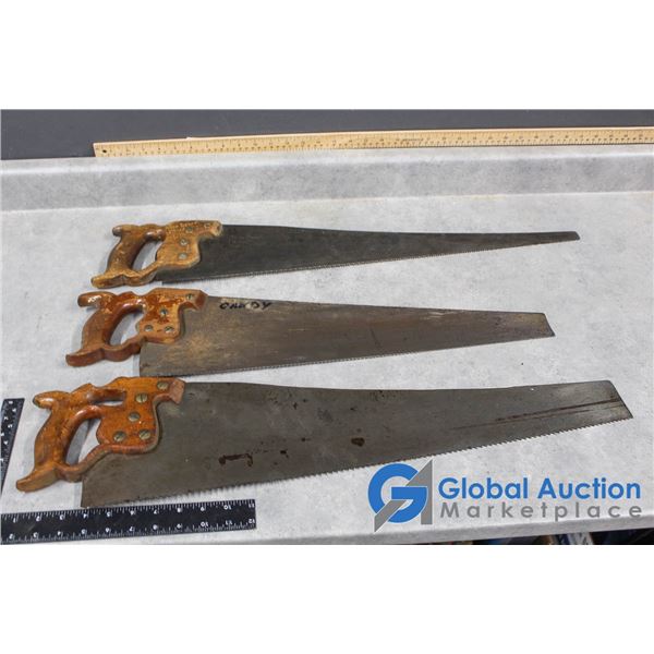 (3) Hand Saws