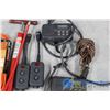 Image 4 : (4) Outdoor Timers, Bicycle Pump, Extension Cords