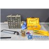 Image 1 : Parts Organizer, Hacksaw & Tool Box w/Contents