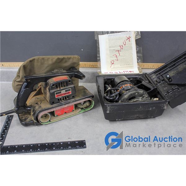 Craftsman Belt Sander & Black and Decker Router