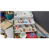 Image 2 : Tackle Box w/Contents & Fishing Rod