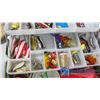 Image 5 : Tackle Box w/Contents & Fishing Rod