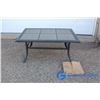 Image 1 : **Metal & Tile Outdoor Table