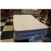 Image 1 : **Double Bed Mattress w/Box Spring & Metal Frame