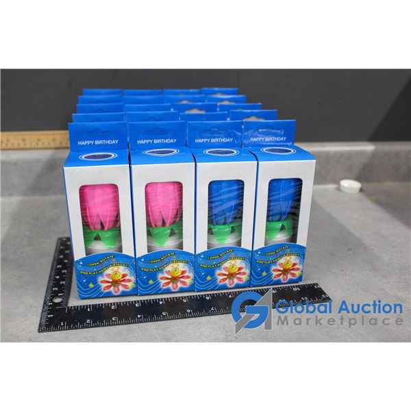 (4) Packs of 4 Singing Happy Birthday Candles