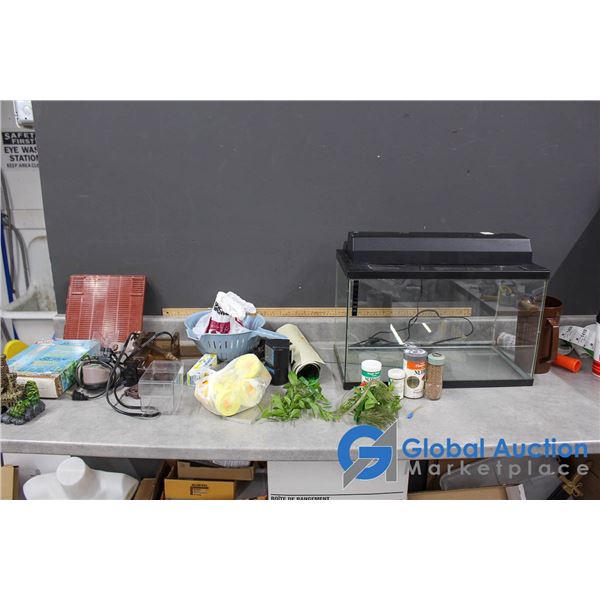 **Aquarium, Hood, Lights & Accessories