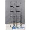 Image 1 : (2) Metal 4-Tier Shelves