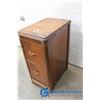 Image 10 : **(2) Wooden 2-Drawer Cabinets