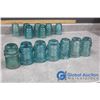 Image 3 : BIDS FOR DANIELLE: (22) Green Glass Insulators