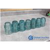 Image 4 : BIDS FOR DANIELLE: (22) Green Glass Insulators