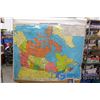 Image 1 : Laminated Vintage School Map of Canada
