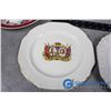Image 2 : Glass Vase; Collector Plates & Tiered Platter
