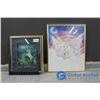 Image 1 : (1) 3D Paper Unicorn Art- Framed; (1) Framed Whimsical Unicorn Wall Decor