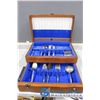 Image 1 : Silverware w/ Wooden Case (Birks)