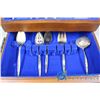 Image 2 : Silverware w/ Wooden Case (Birks)