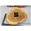 Image 3 : (2) Live Edge Wooden Clocks