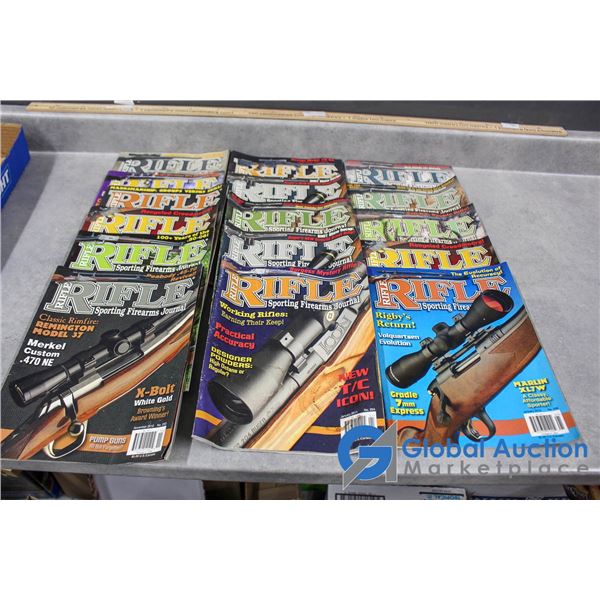(14) Rifle Sporting Firearms Journal Magazines