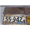 Image 4 : 1927 & (6) 1930's Saskatchewan License Plates