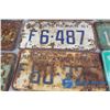Image 3 : 1950 SK; 1953 ON & (10) 1960's Saskatchewan License Plates
