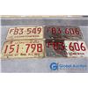 Image 1 : (4) 1970's Saskatchewan License Plates