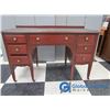 Image 1 : Vintage 7-Drawer Writing Desk
