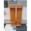 Image 13 : Wooden Dining Table w/ (4) Chairs & (2) Leaves