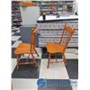 Image 17 : Wooden Dining Table w/ (4) Chairs & (2) Leaves