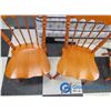 Image 20 : Wooden Dining Table w/ (4) Chairs & (2) Leaves