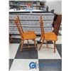 Image 24 : Wooden Dining Table w/ (4) Chairs & (2) Leaves