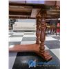 Image 9 : Wooden Dining Table w/ (4) Chairs & (2) Leaves