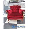 Image 2 : **(2) French Provincial Arm Chairs (BID PRICE TIMES 2)