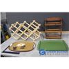 Image 1 : Trays, Wine Rack & Spice Rack