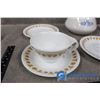 Image 5 : Vintage Corningware Tea/Coffee Pot & (8) Piece Corelle Cup & Saucer Set)