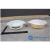 (2) Vintage Fire King Casserole Dishes - No Lids