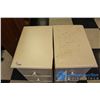 Image 2 : **(2) 3-Drawer Storage Shelves w/Porcelain Knobs