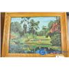 Image 2 : **(2) Vintage Framed Paint-by-Number Scenes