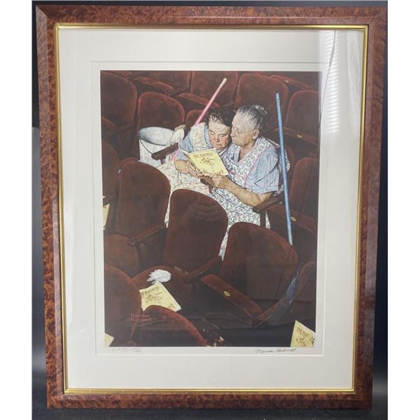 Norman Rockwell "CHARWOMEN" Framed